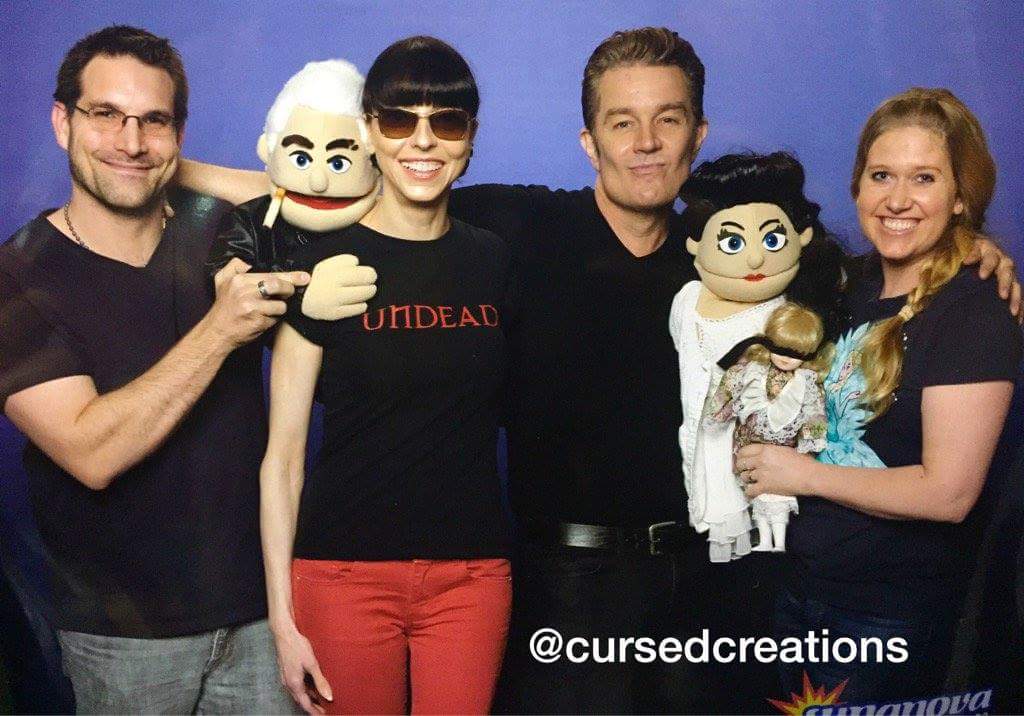 Cursed Creations puppets w/ Juliet and James